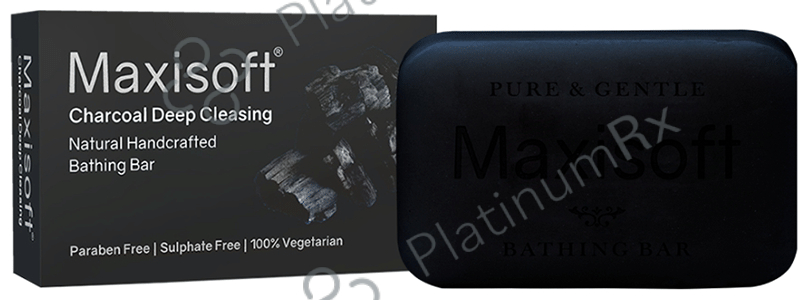 Maxisoft Charcoal Deep Cleasing Bathing Bar (75gm Each) 1 units