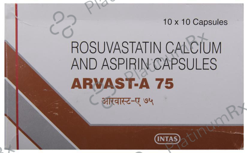 Arvast A 75/10mg Capsule 10s