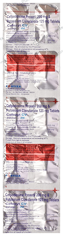 Cefozyt CV 200/125mg Tablet 10s