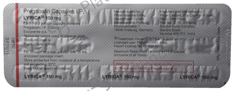Lyrica 150mg Capsule