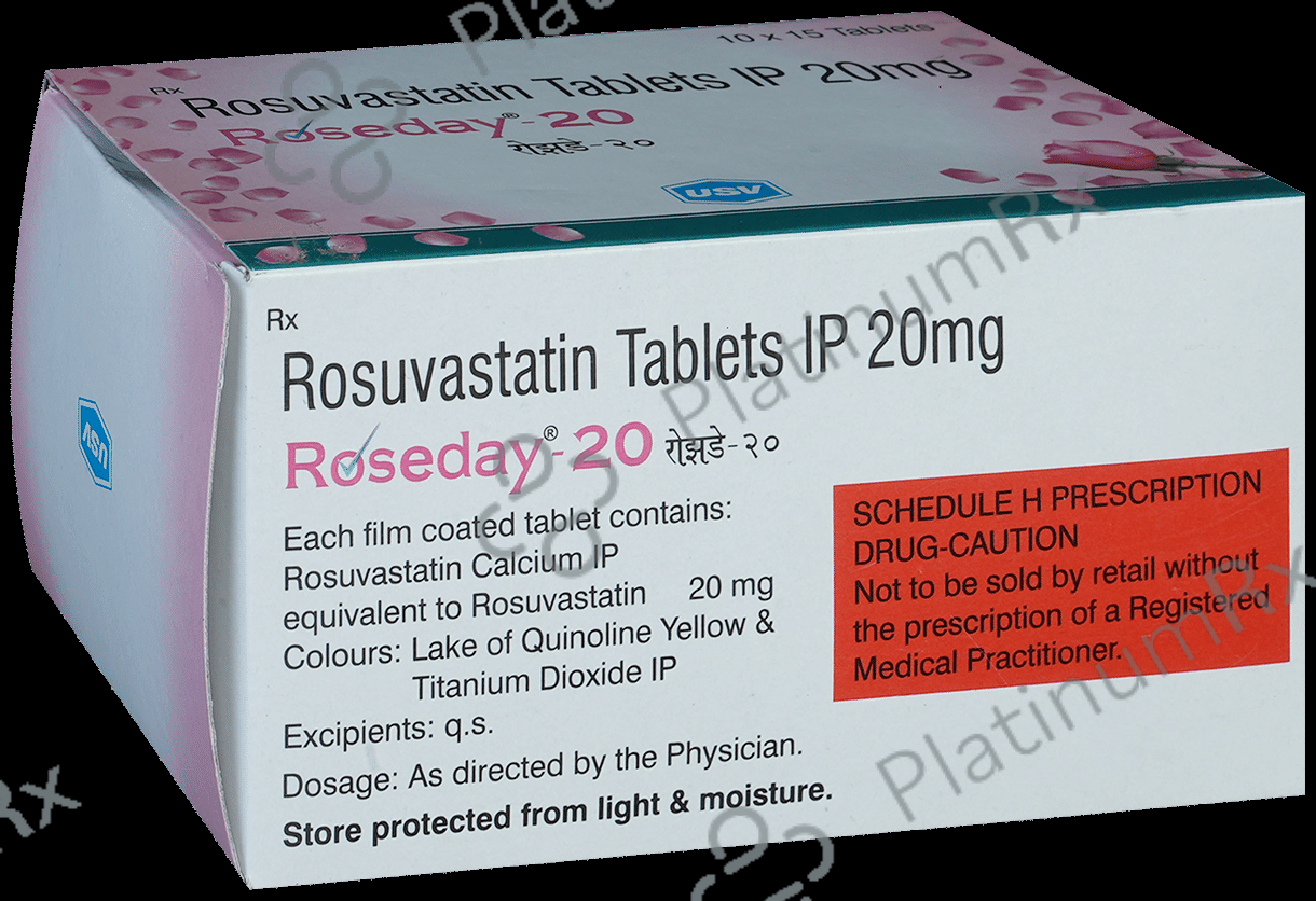 Roseday 20mg Tablet 15s
