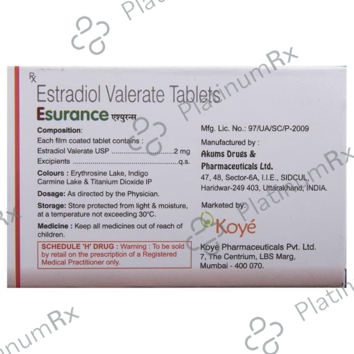 Esurance 2mg Tablet 28s
