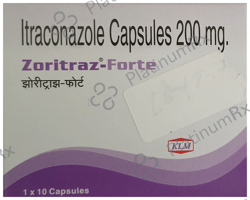 Zoritraz Forte 200mg Capsule 10s
