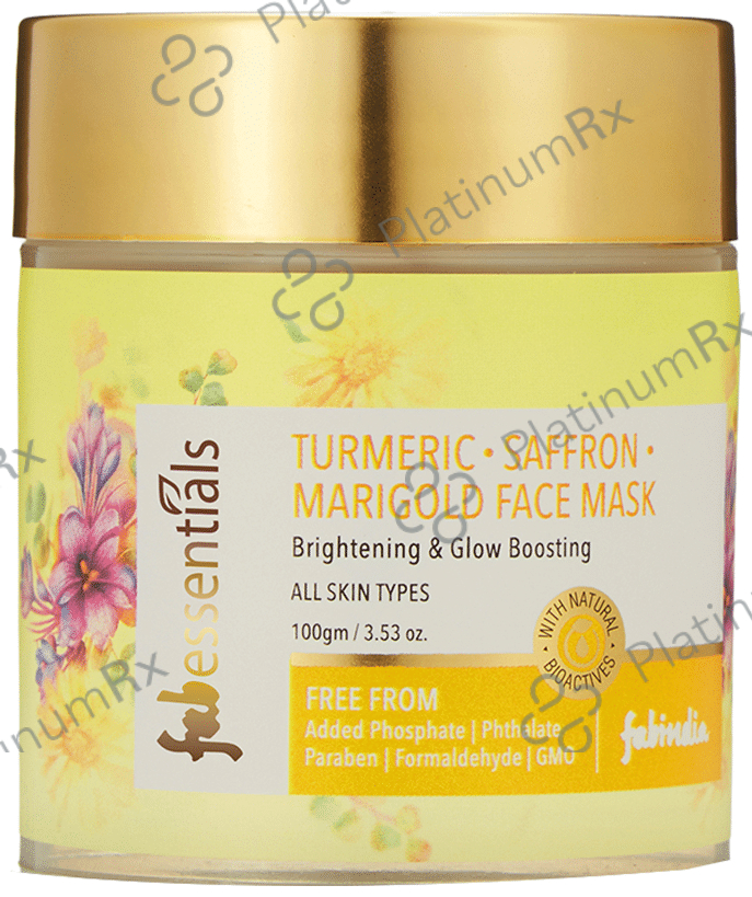 Fabessentials Turmeric, Saffron and Marigold Face Mask