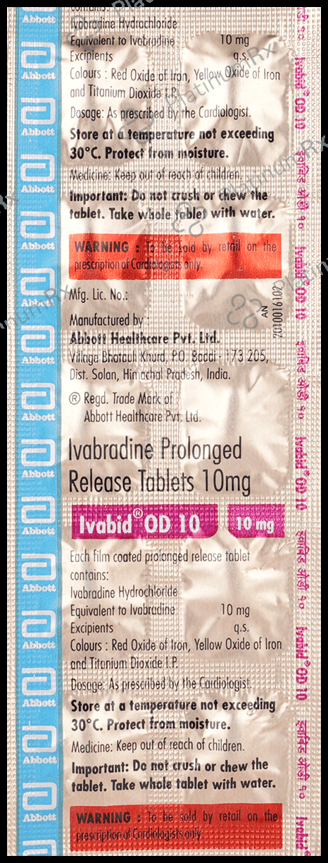 Ivabid OD 10mg Tablet 10s