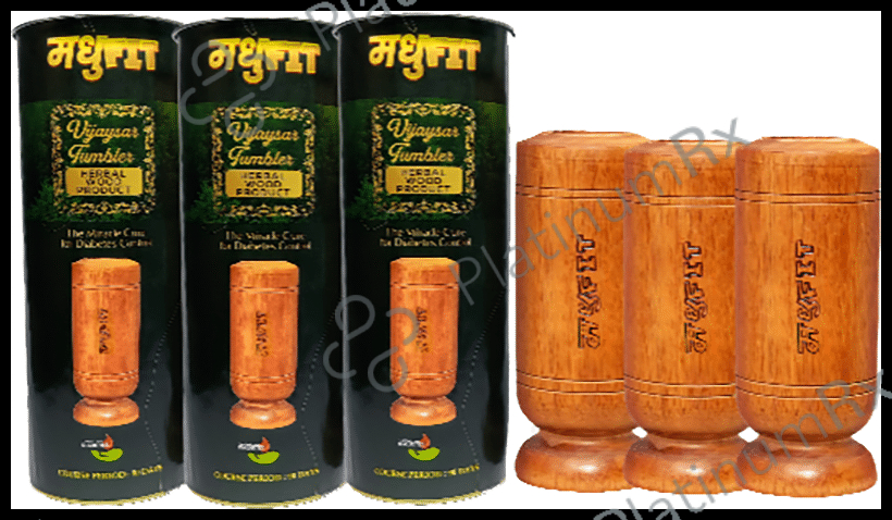 Madhufit Vijaysar Herbal Tumbler 3 units