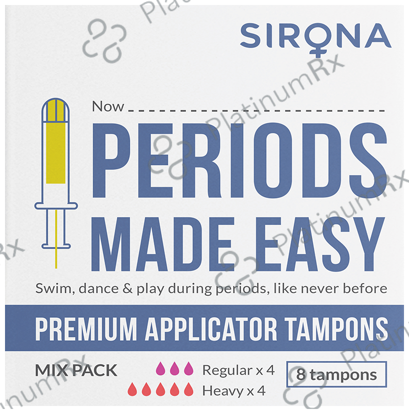 Sirona Premium Applicator Tampons 8s