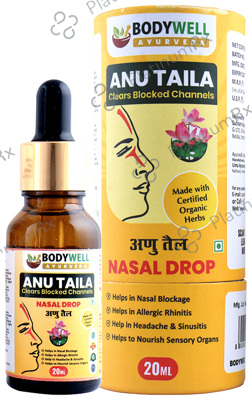 BodyWell Anu Taila Ayurvedic Nasal Drop