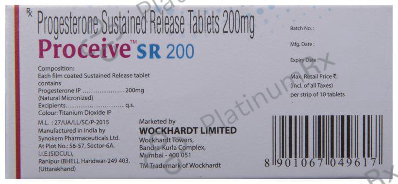 Proceive SR 200 Tablet