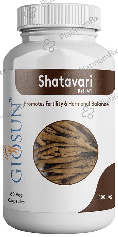 Giosun Shatavari 500mg Veg Capsule