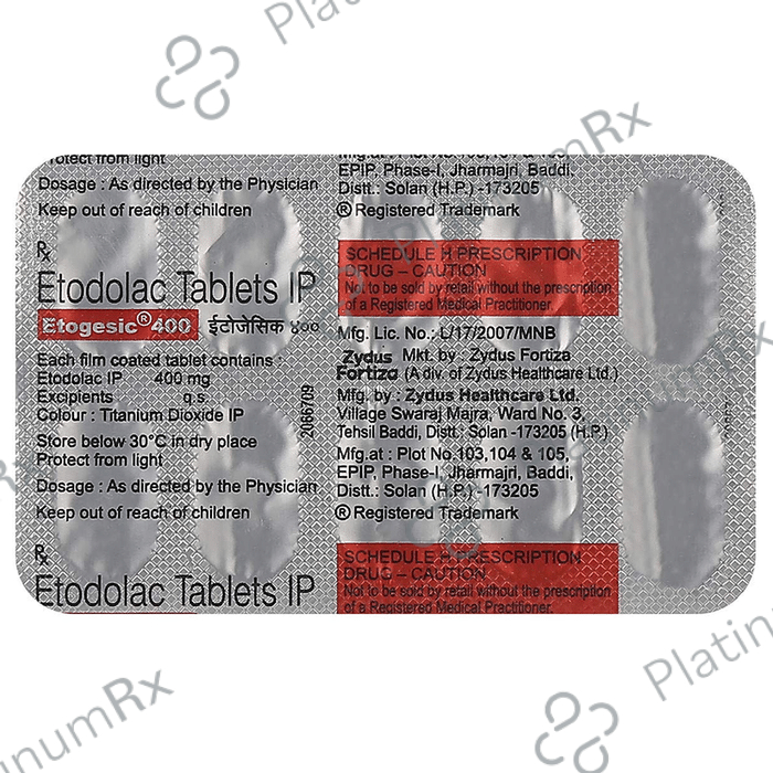Etogesic 400mg Tablet 10s