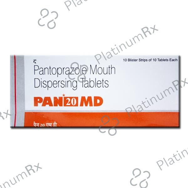 PAN MD 20mg Tablet 10s