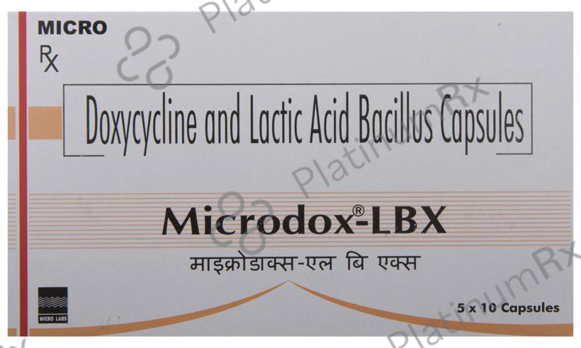 Microdox LBX 100mg/5B Capsule 10s