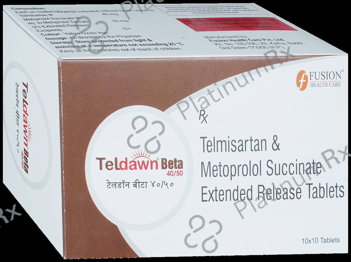 Teldawn Beta 40/50mg Tablet 10s