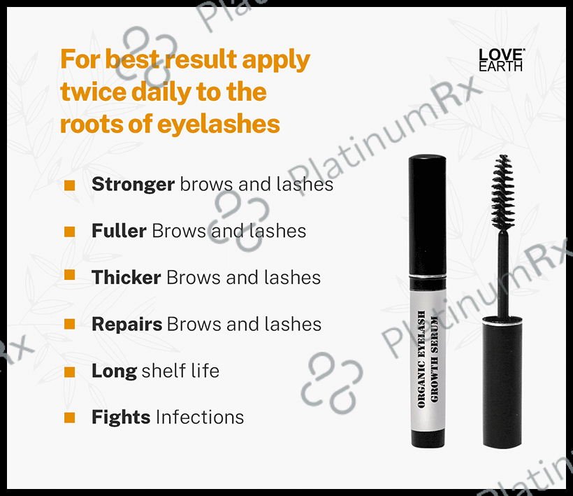 Love Earth Organic Eyelash Growth Serum