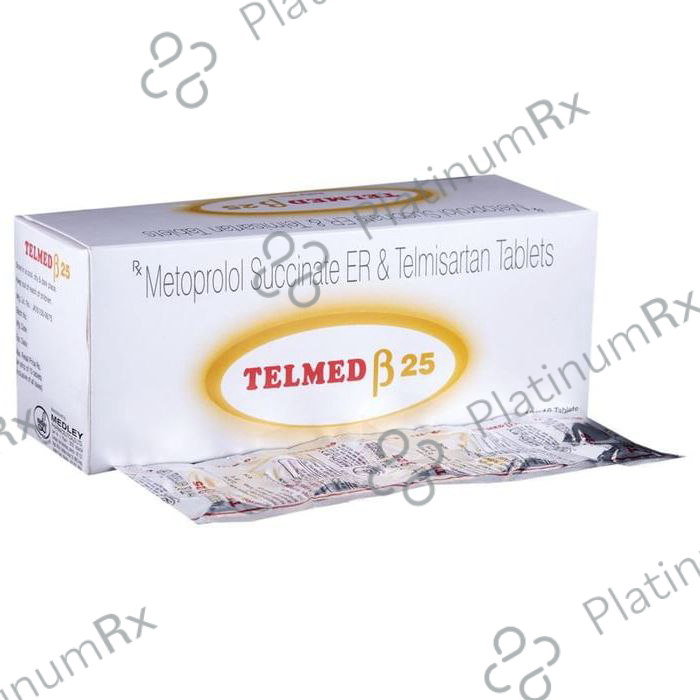 Telmed Beta 25 ER 23.75/40mg Tablet 10s