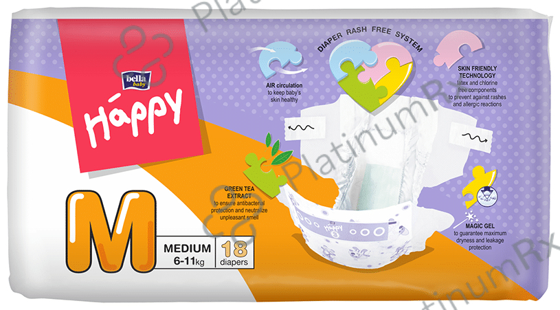 Bella Baby Happy Diaper Medium 18 diapers