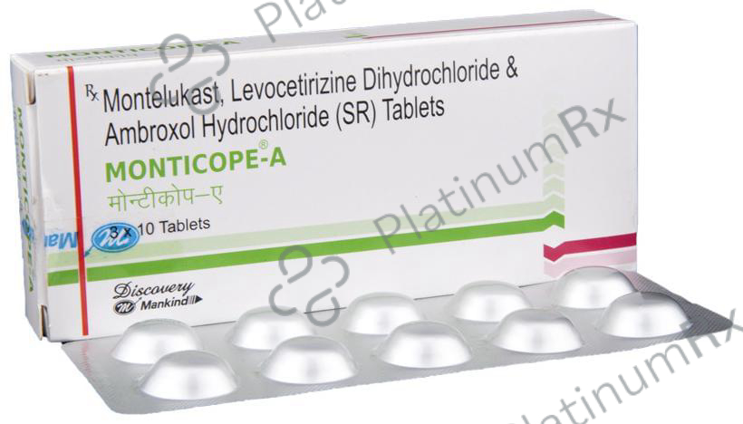 Monticope A 75/5/10mg Tablet SR 10s