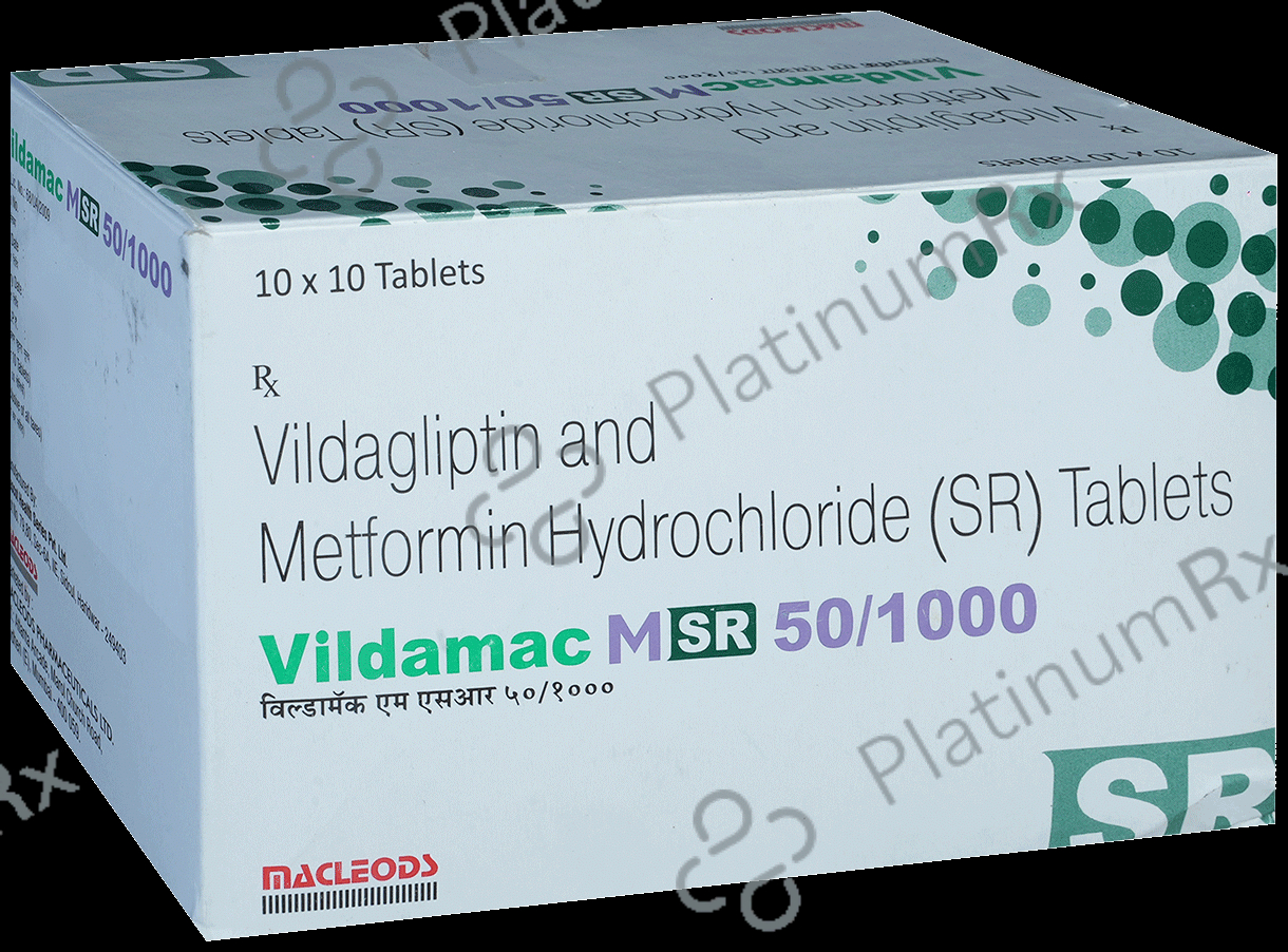 Vildamac M SR 50/1000 Tablet
