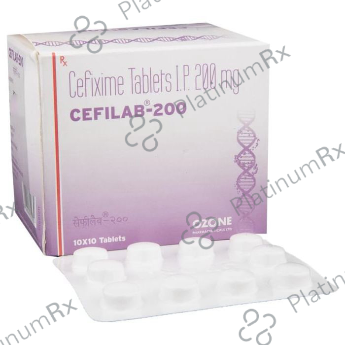 Cefilab 200mg Tablet 10s