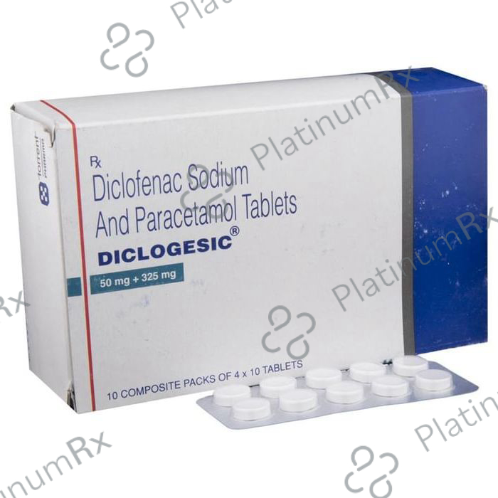 Diclogesic 50mg/325mg Tablet