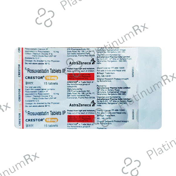 Crestor 10mg Tablet 15s