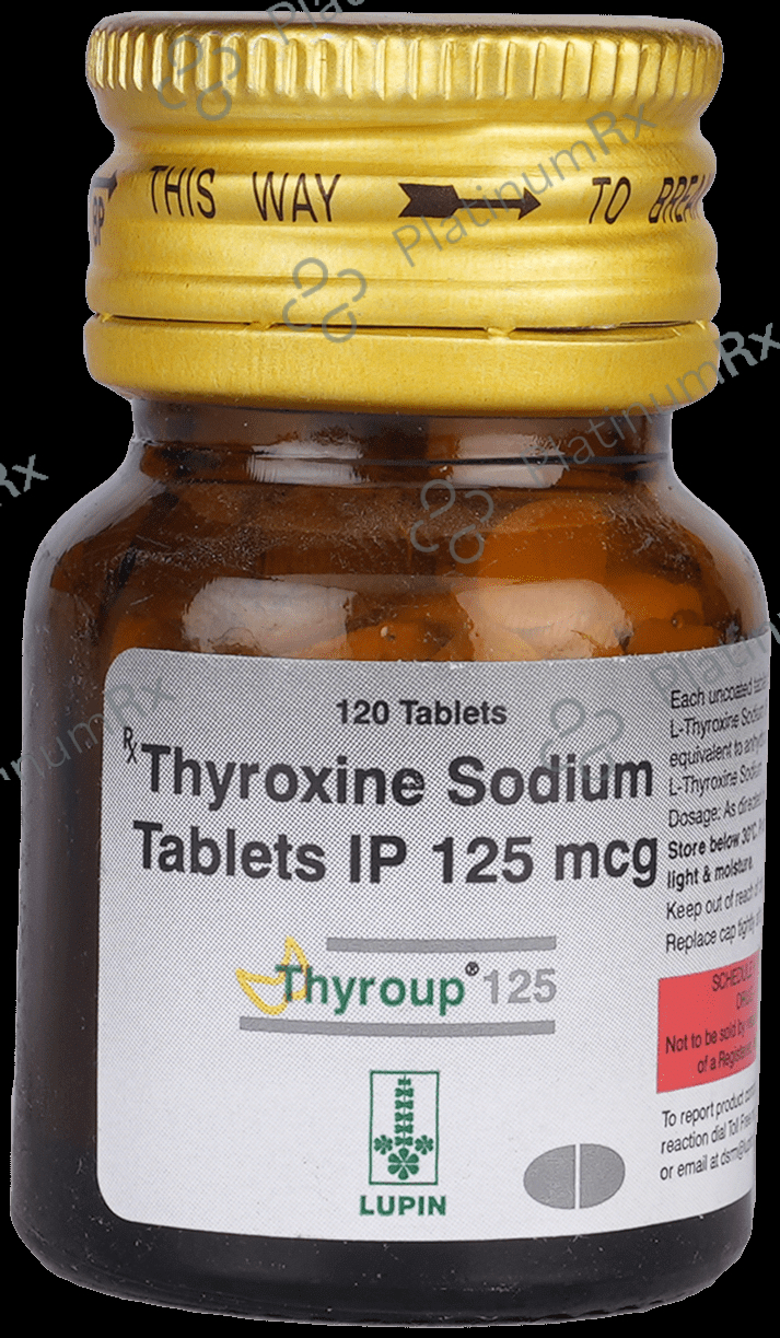 Thyroup 125mg Tablet 120s