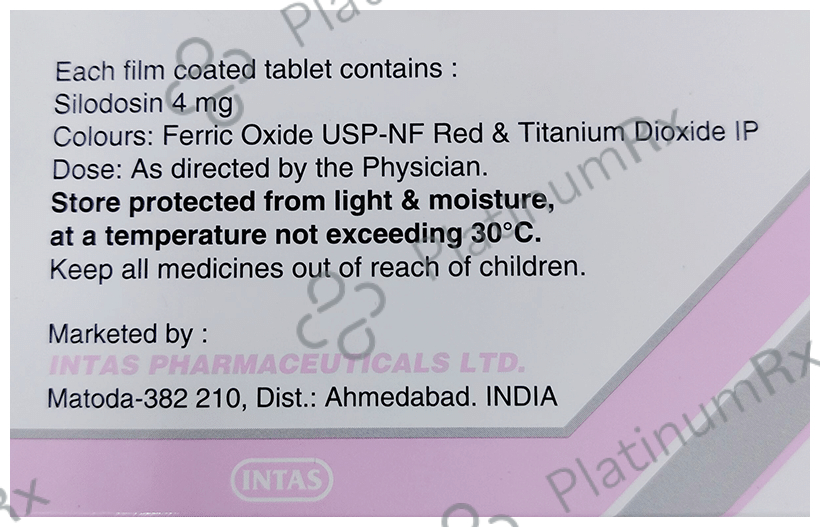 Silotime 4 Tablet 15 tablets