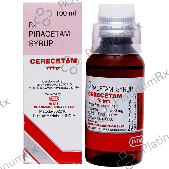 Cerecetam 500mg Syrup 100ml