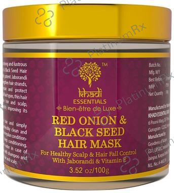 Khadi Essentials Red Onion & Black Seed Hair Mask 100 gm