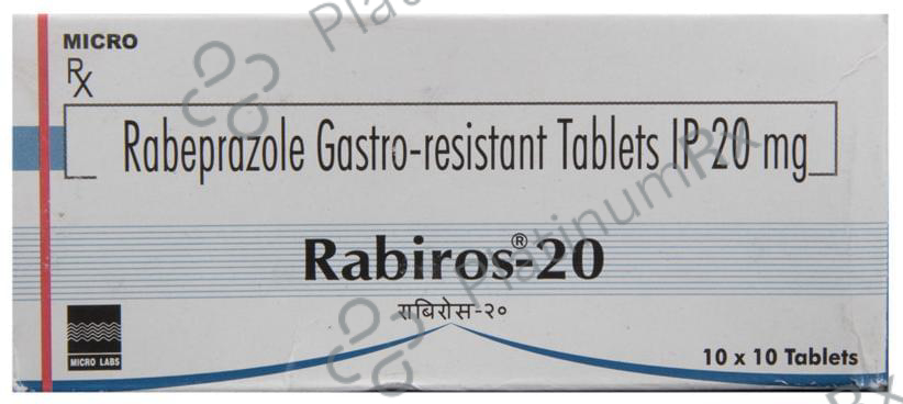 Rabiros 20mg Tablet 10s