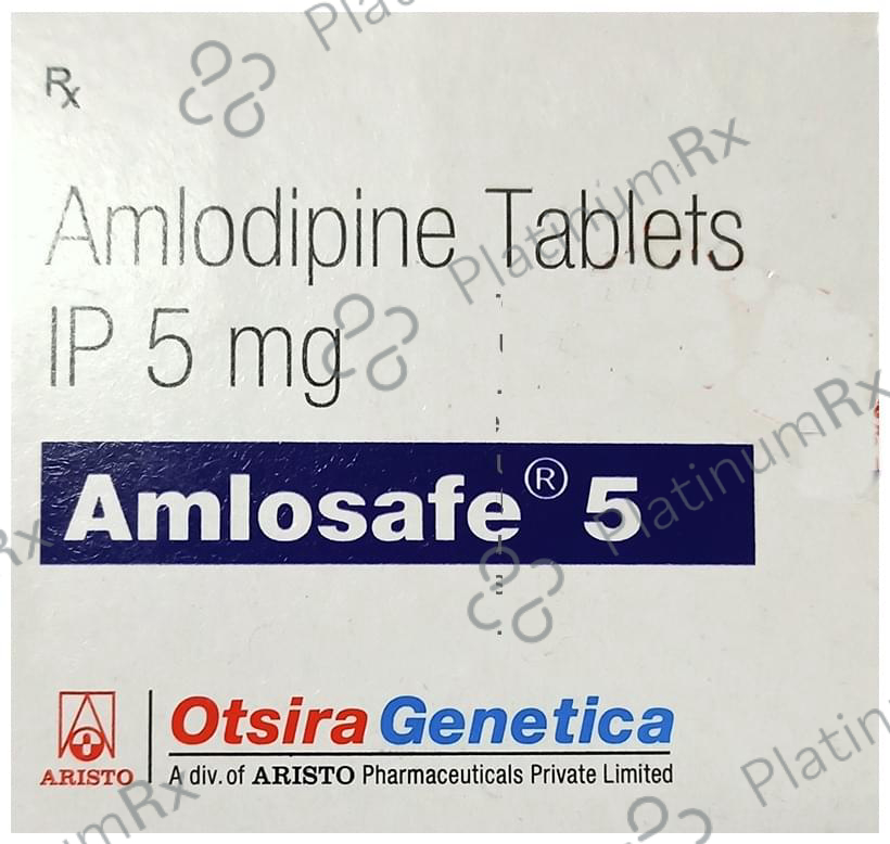 Amlosafe 5mg Tablet 15