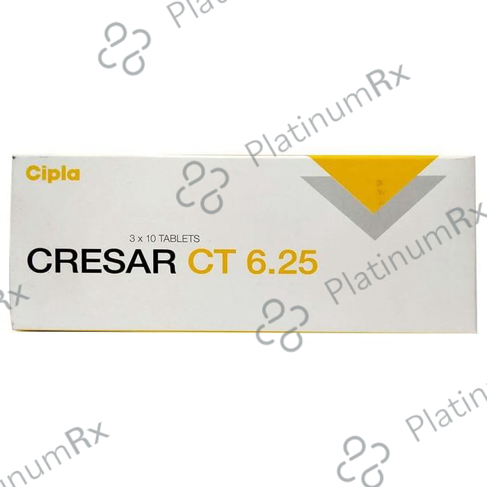 Cresar CT 6.25 40/6.25mg Tablet 10s