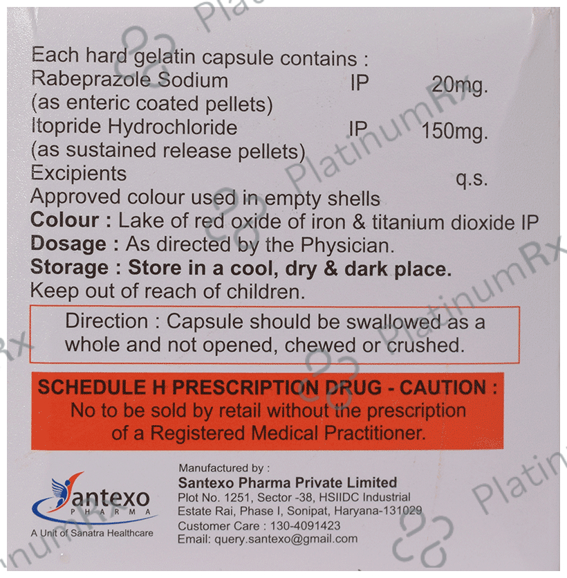 Razocid IT 20mg/150mg Capsule