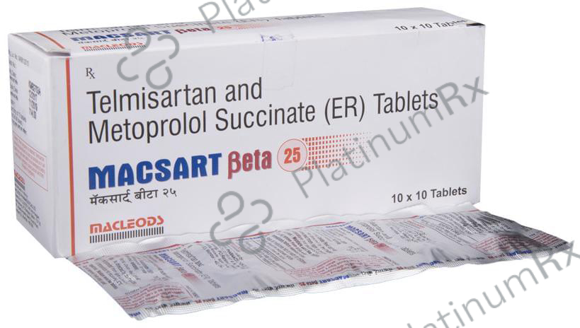 Macsart Beta 25 23.75/40mg Tablet ER 10s