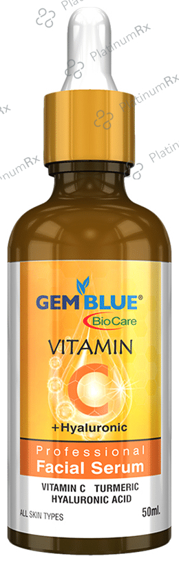 Gemblue Biocare Vitamin C + Hyaluronic Professional Facial Serum