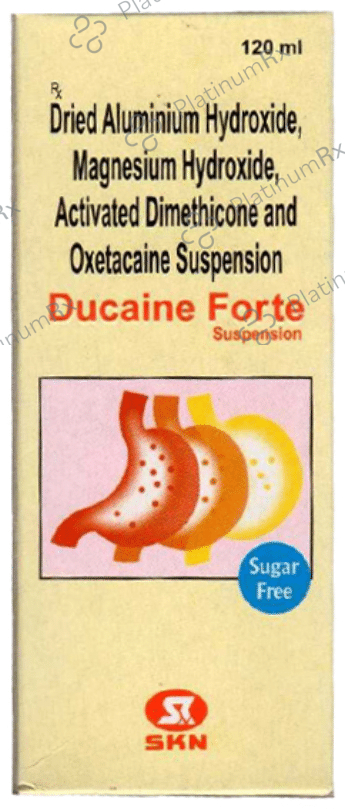 Ducaine Forte Suspension Sugar Free 120 ml