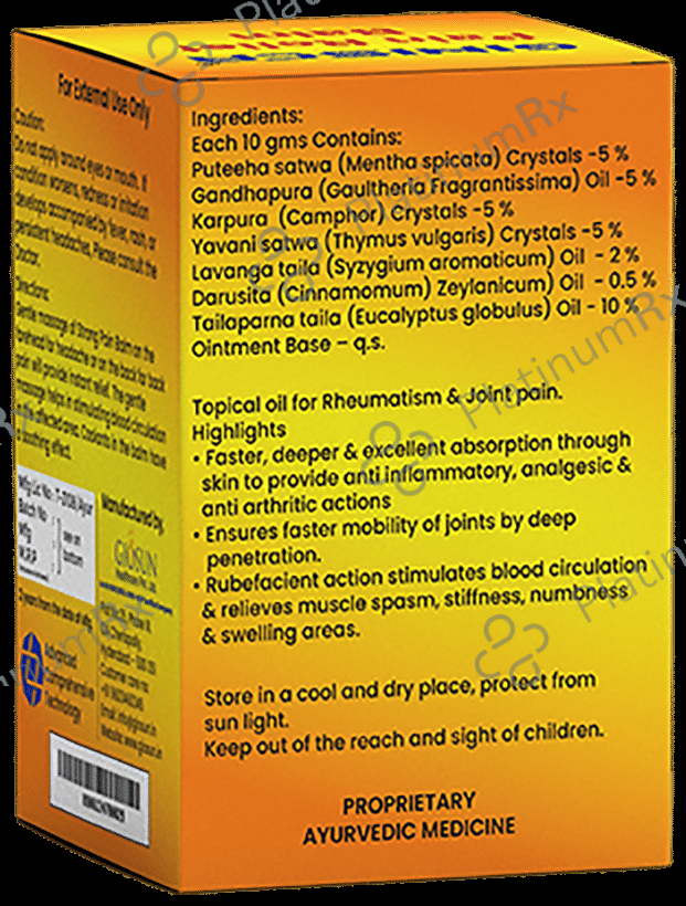 Giosun Ginisca Pain Relief Balm