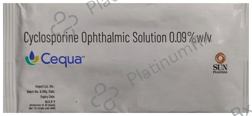 Cequa 0.09% Ophthalmic Solution 10s (0.25ml Each)