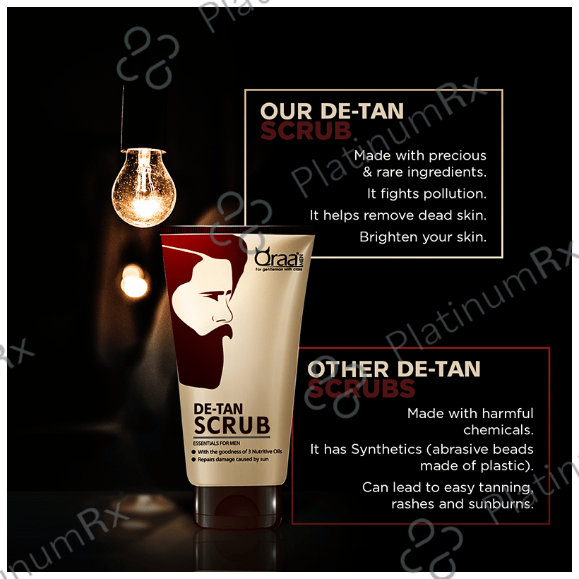 Qraa Men De-Tan Scrub
