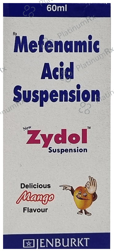 New Zydol 100mg Mango Oral Suspension 60ml