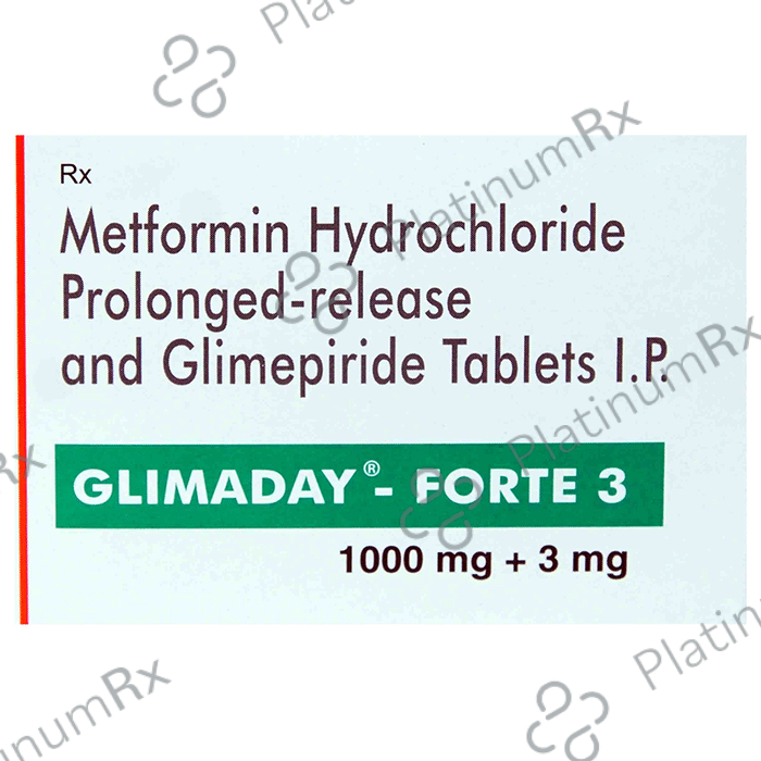 Glimaday-Forte 3 Tablet PR