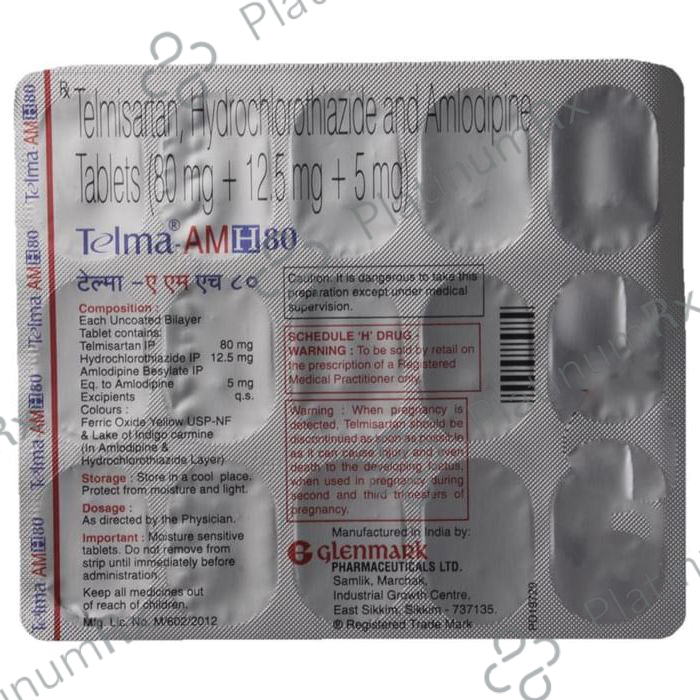 Telma AM H 5/12.5/80mg Tablet 15s