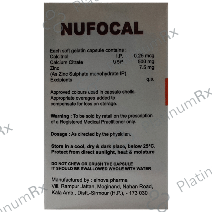 Nufocal Soft Gel Capsule