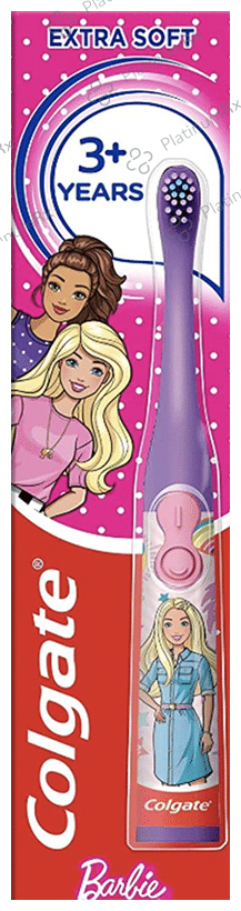 Colgate 3+ Years Extra Soft Battery Powered Toothbrush Barbie