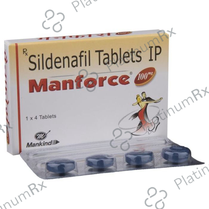 Manforce 100mg Tablet 4s