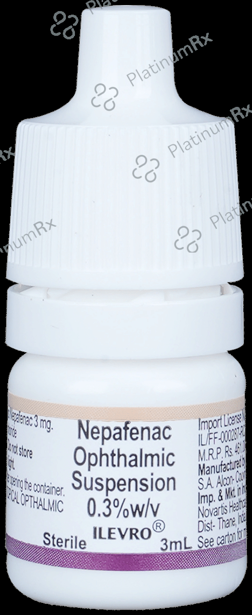 Ilevro 0.3% Ophthalmic Suspension 3ml