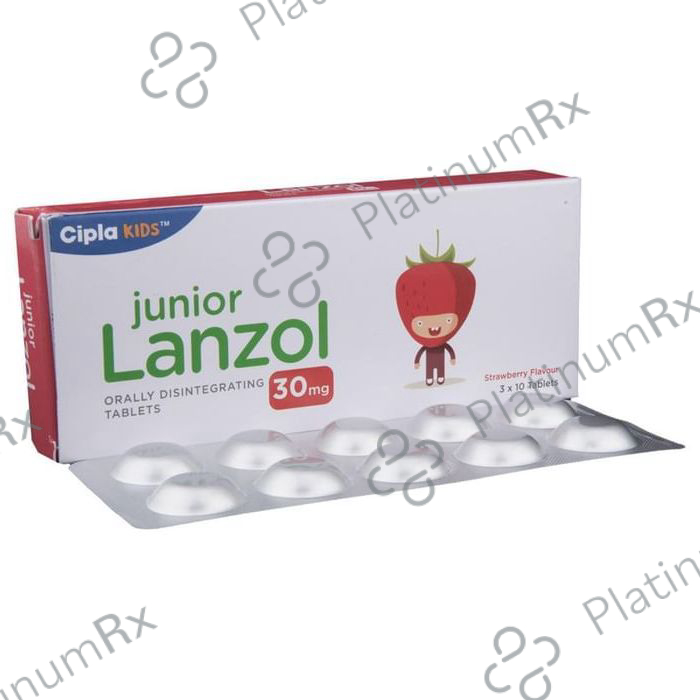 Junior Lanzol 30mg Tablet DT 10s