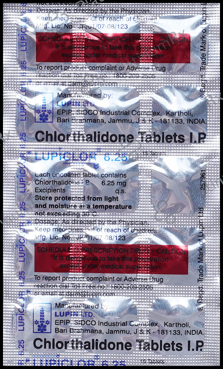 Lupiclor 6.25mg Tablet 15s