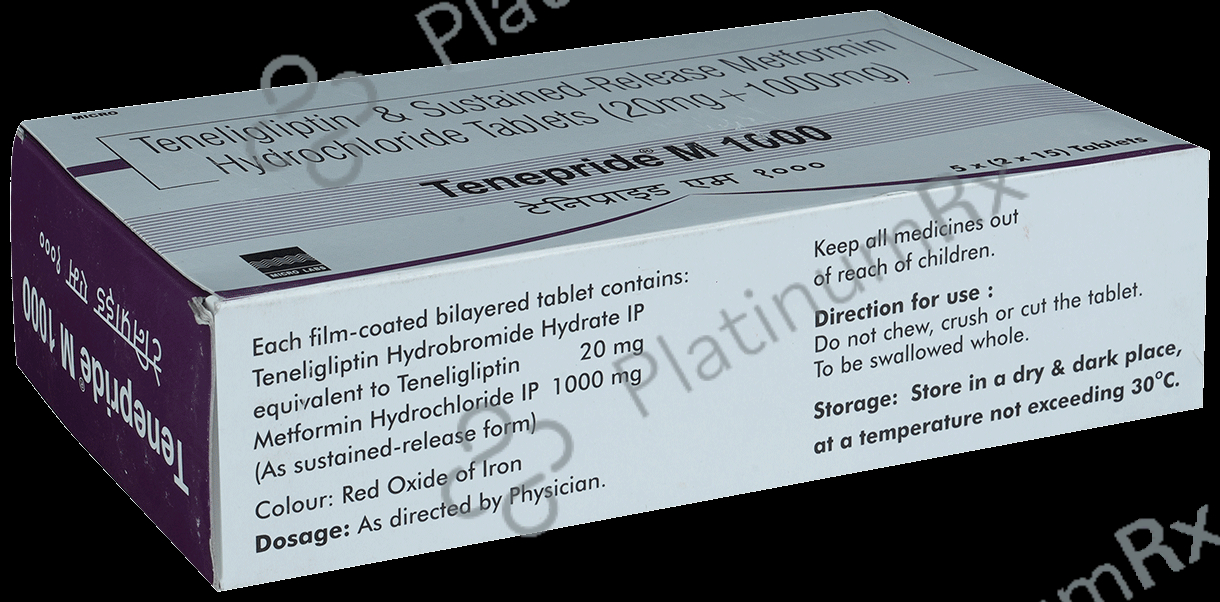 Tenepride M 1000 1000/20mg Tablet SR 15s